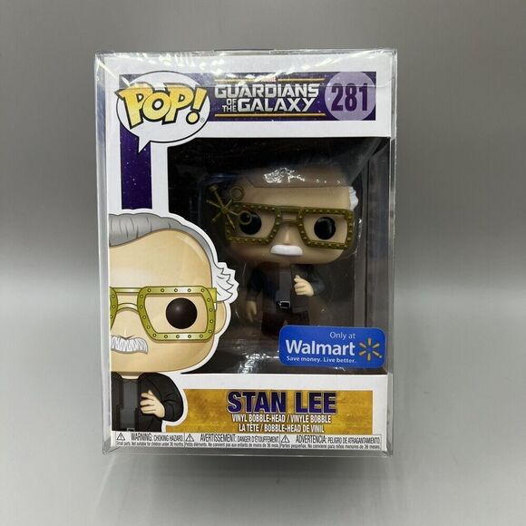 Funko Pop Marvel Stan Lee Glasses #281 Guardians Of The Galaxy Walmart Exclusive - Picture 1 of 7
